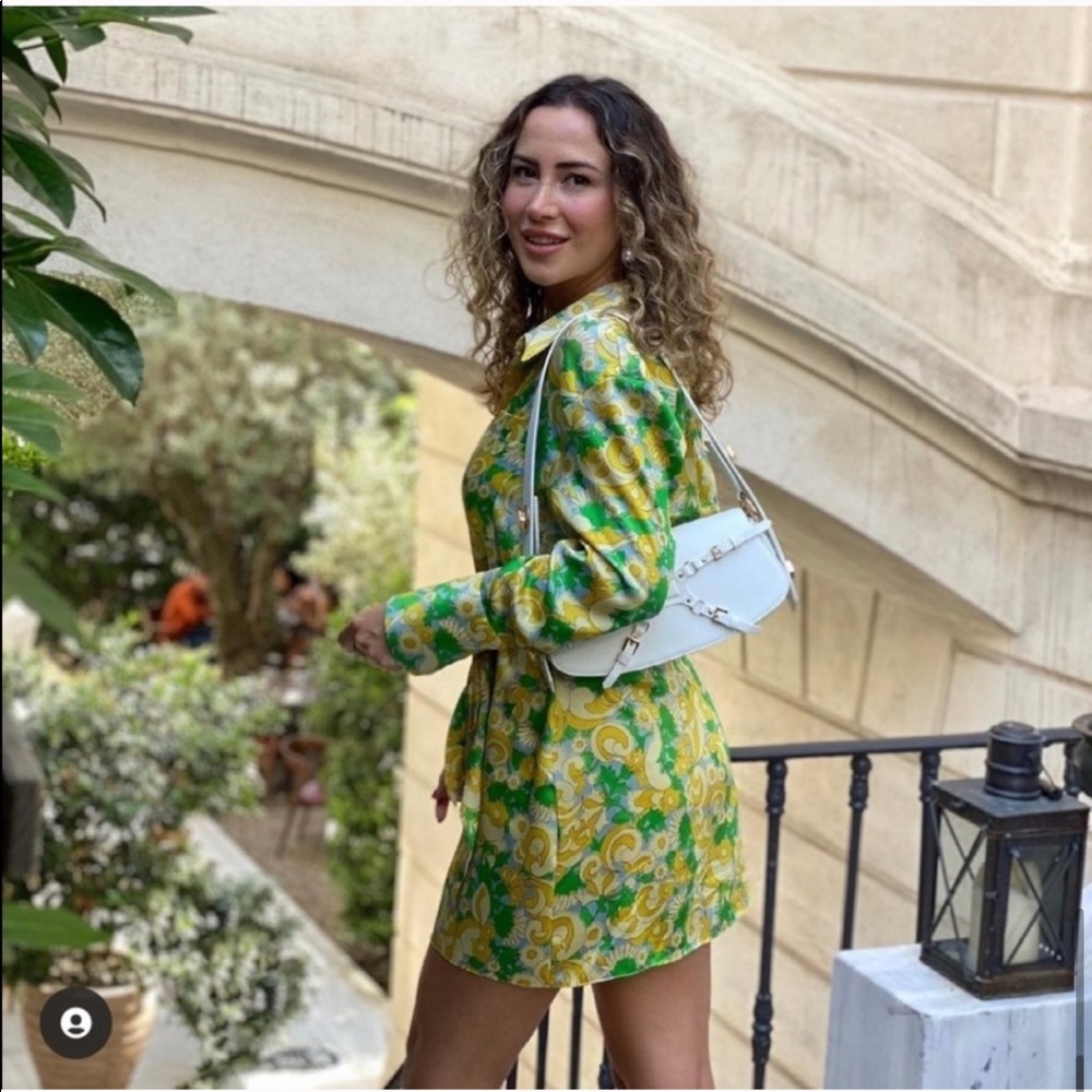 Zara printed dress with headband blogger fav - Picture 5 of 12